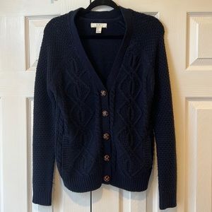 Navy Blue Cardigan Sweater, XXI Essentials